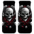 Skull Car Mats Riding Motocycle Girl Rose - Wonder Print Shop