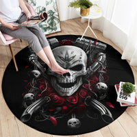 skull-round-carpet-riding-motocycle-girl-rose