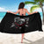 Skull Sarong Riding Motocycle Girl Rose - Wonder Print Shop