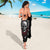 Skull Sarong Riding Motocycle Girl Rose - Wonder Print Shop