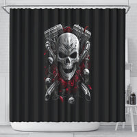 skull-shower-curtain-riding-motocycle-girl-rose