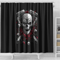 skull-shower-curtain-riding-motocycle-girl-rose