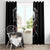 Skull Window Curtain Riding Motocycle Girl Rose - Wonder Print Shop