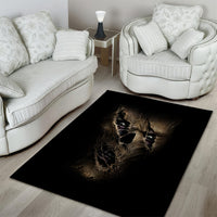 Skull Area Rug Mummy Face Inside - Wonder Print Shop