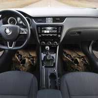 Skull Car Mats Mummy Face Inside - Wonder Print Shop