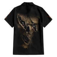 Skull Hawaiian Shirt Mummy Face Inside - Wonder Print Shop
