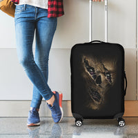 Skull Luggage Cover Mummy Face Inside - Wonder Print Shop