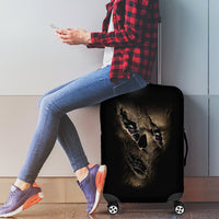 Skull Luggage Cover Mummy Face Inside - Wonder Print Shop