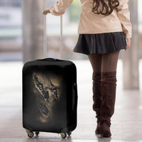 Skull Luggage Cover Mummy Face Inside - Wonder Print Shop