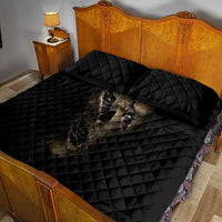 Skull Quilt Bed Set Mummy Face Inside - Wonder Print Shop