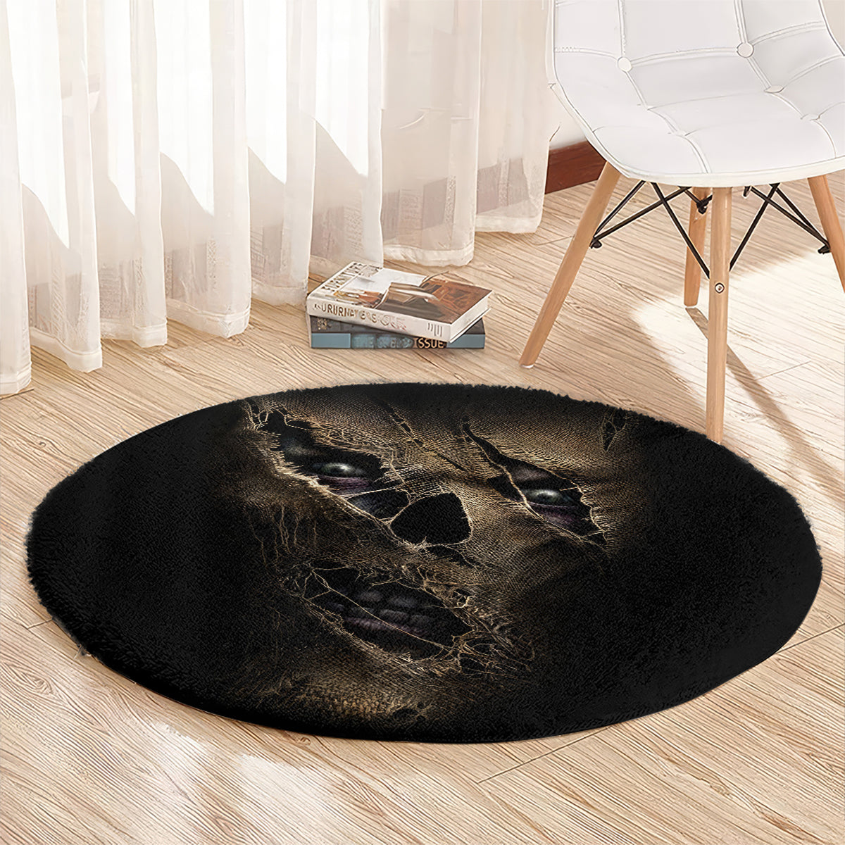 skull-round-carpet-mummy-face-inside