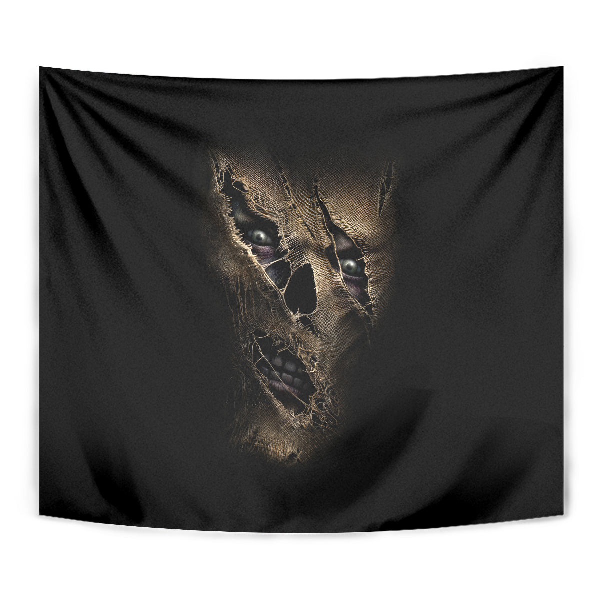 Skull Tapestry Mummy Face Inside - Wonder Print Shop