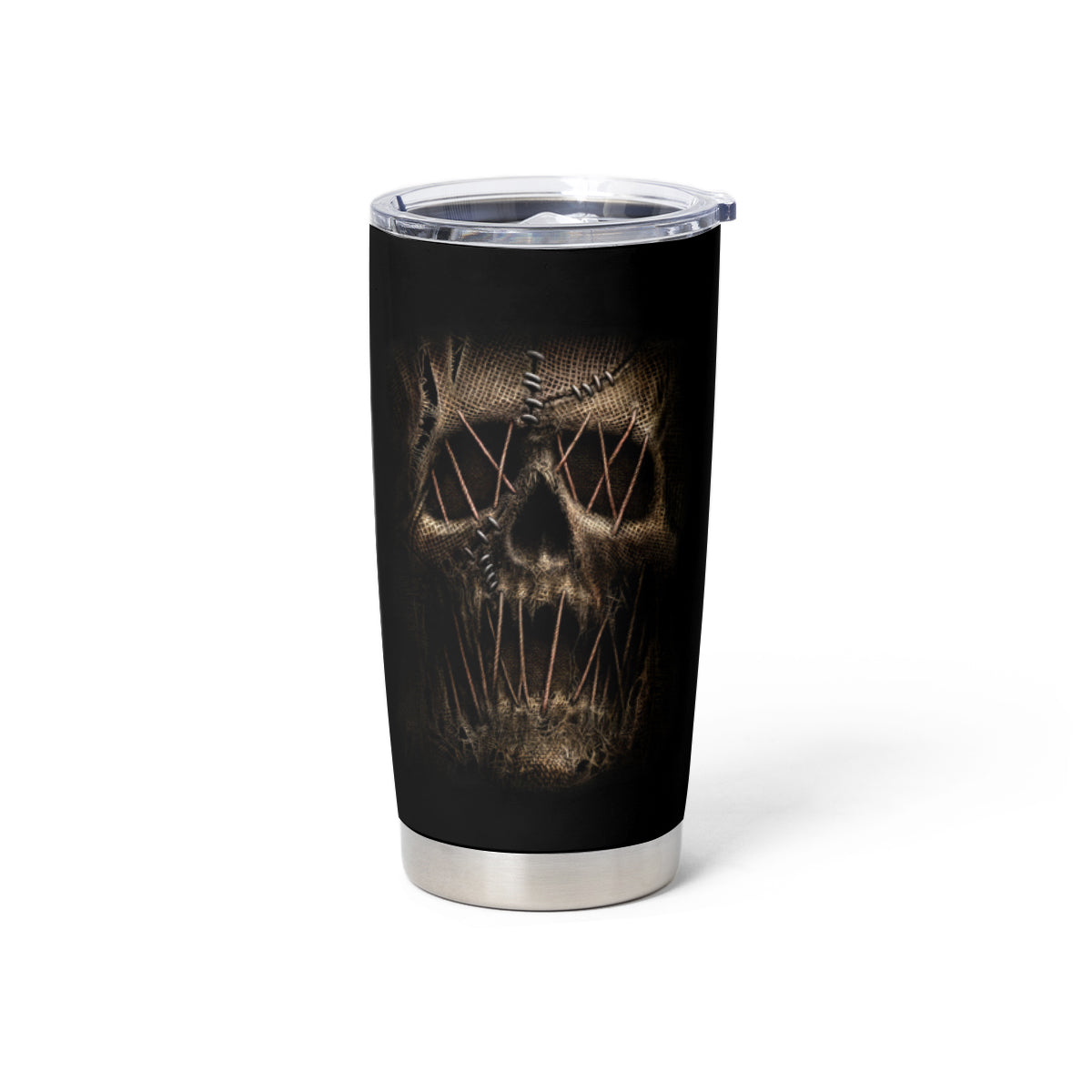 Skull Tumbler Cup Mummy Face Inside - Wonder Print Shop