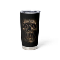 Skull Tumbler Cup Mummy Face Inside - Wonder Print Shop
