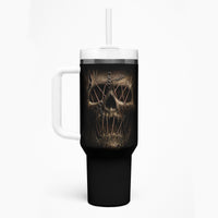 Skull Tumbler With Handle Mummy Face Inside - Wonder Print Shop