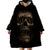 Skull Wearable Blanket Hoodie Mummy Face Inside - Wonder Print Shop
