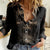 Skull Women Casual Shirt Mummy Face Inside - Wonder Print Shop