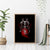 Skull Canvas Wall Art Prayer Skull - Wonder Print Shop