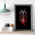 Skull Canvas Wall Art Prayer Skull - Wonder Print Shop