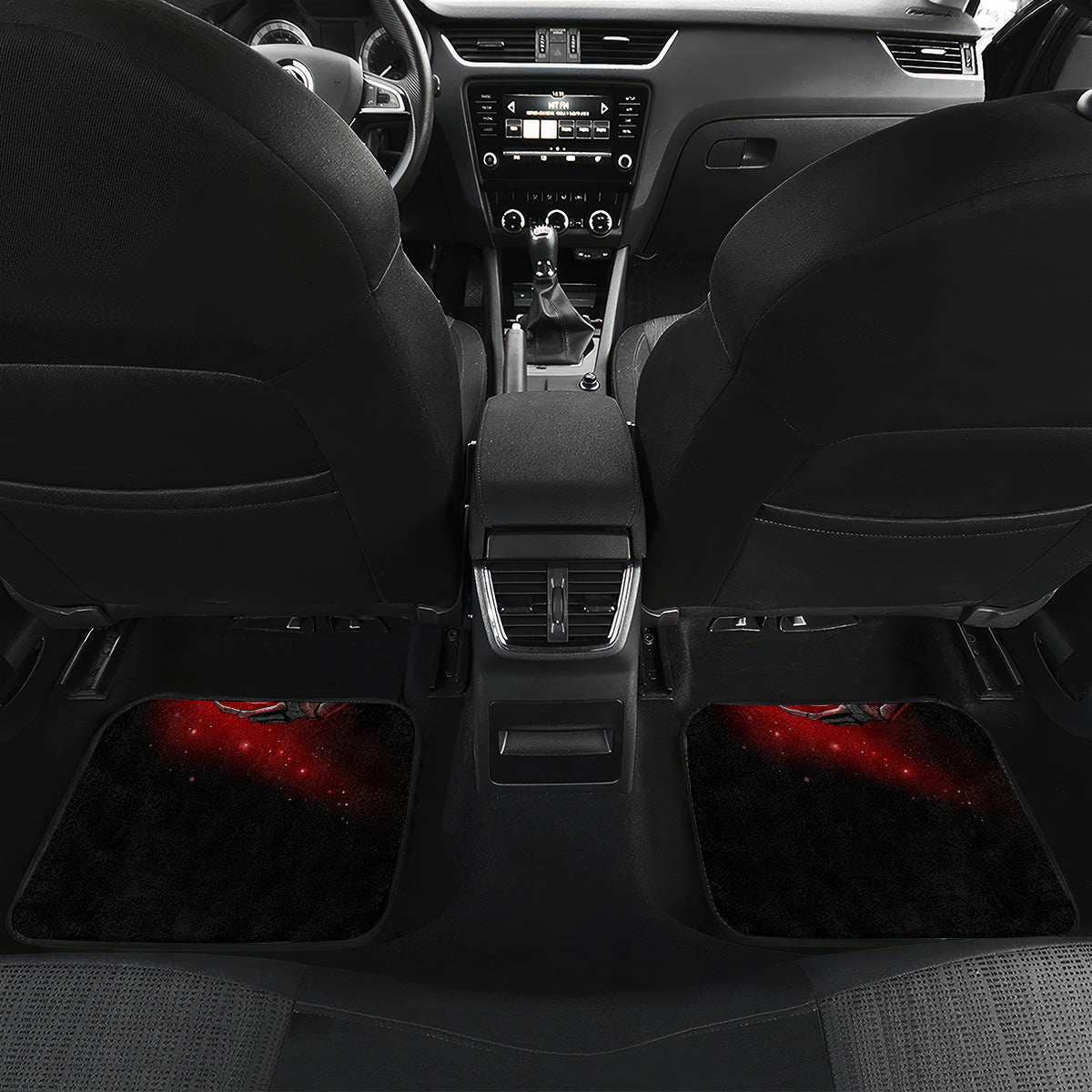 Skull Car Mats Prayer Skull - Wonder Print Shop