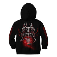 Skull Kid Hoodie Prayer Skull - Wonder Print Shop