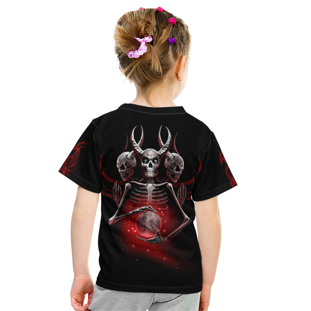 Skull Kid T Shirt Prayer Skull - Wonder Print Shop