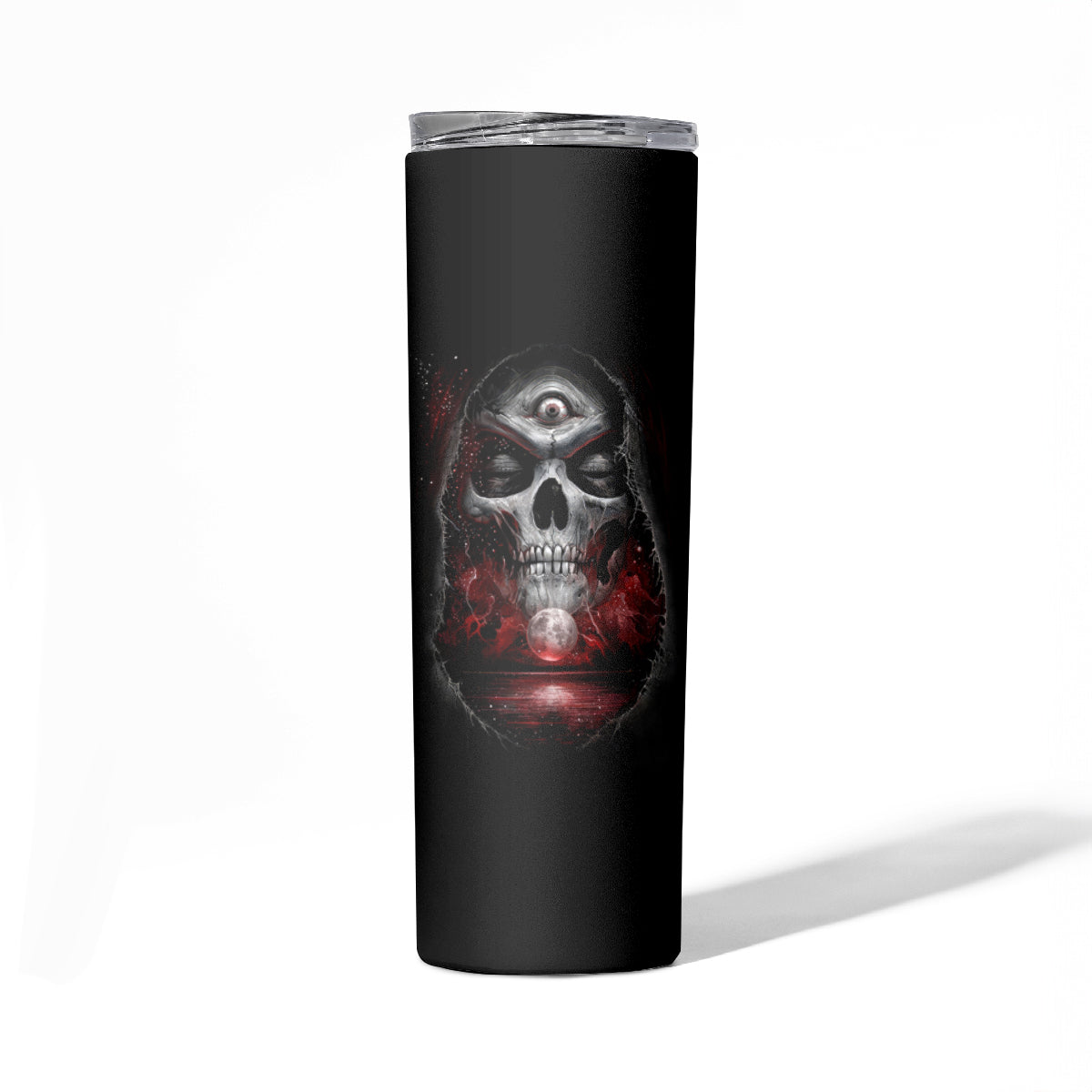 Skull Skinny Tumbler Prayer Skull - Wonder Print Shop