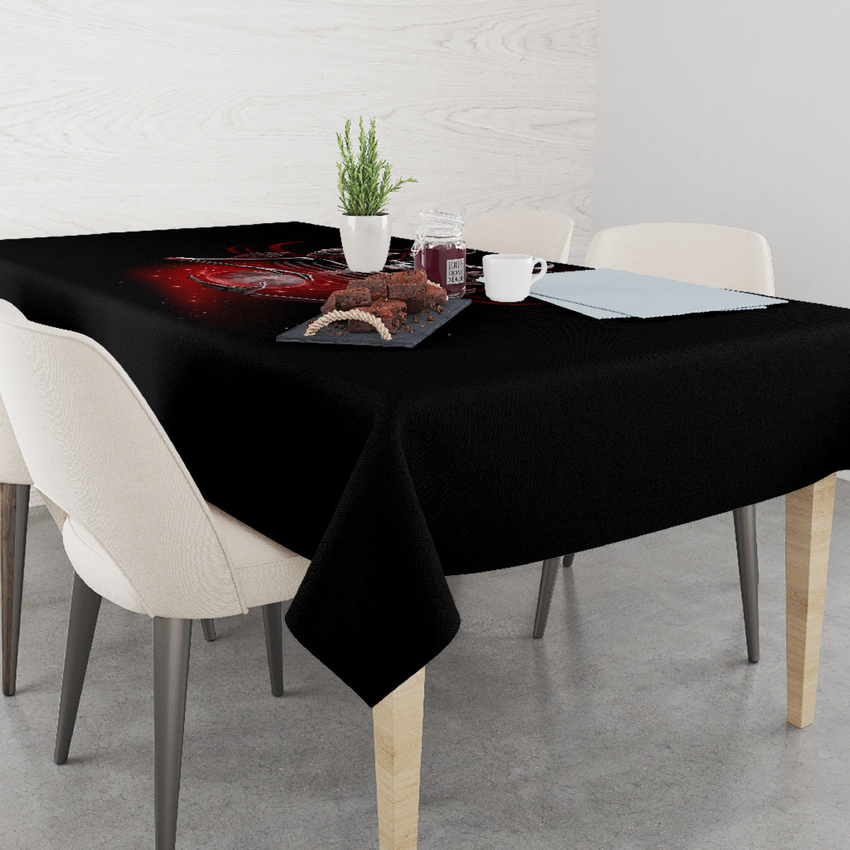 Skull Tablecloth Prayer Skull - Wonder Print Shop