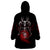 Skull Wearable Blanket Hoodie Prayer Skull - Wonder Print Shop