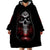 Skull Wearable Blanket Hoodie Prayer Skull - Wonder Print Shop