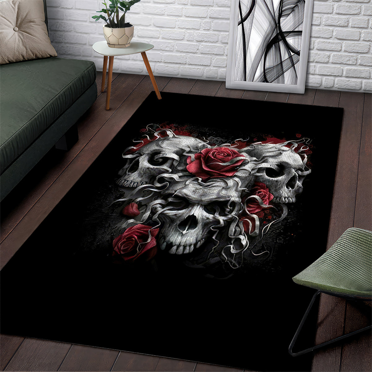 skull-area-rug-three-skull-no-see-evil-rose
