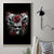 Skull Canvas Wall Art Three Skull No See Evil Rose - Wonder Print Shop