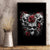 Skull Canvas Wall Art Three Skull No See Evil Rose - Wonder Print Shop