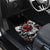 Skull Car Mats Three Skull No See Evil Rose - Wonder Print Shop