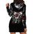 Skull Hoodie Dress Three Skull No See Evil Rose - Wonder Print Shop
