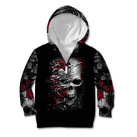 Skull Kid Hoodie Three Skull No See Evil Rose - Wonder Print Shop