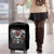 Skull Luggage Cover Three Skull No See Evil Rose - Wonder Print Shop