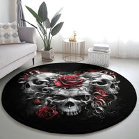 skull-round-carpet-three-skull-no-see-evil-rose