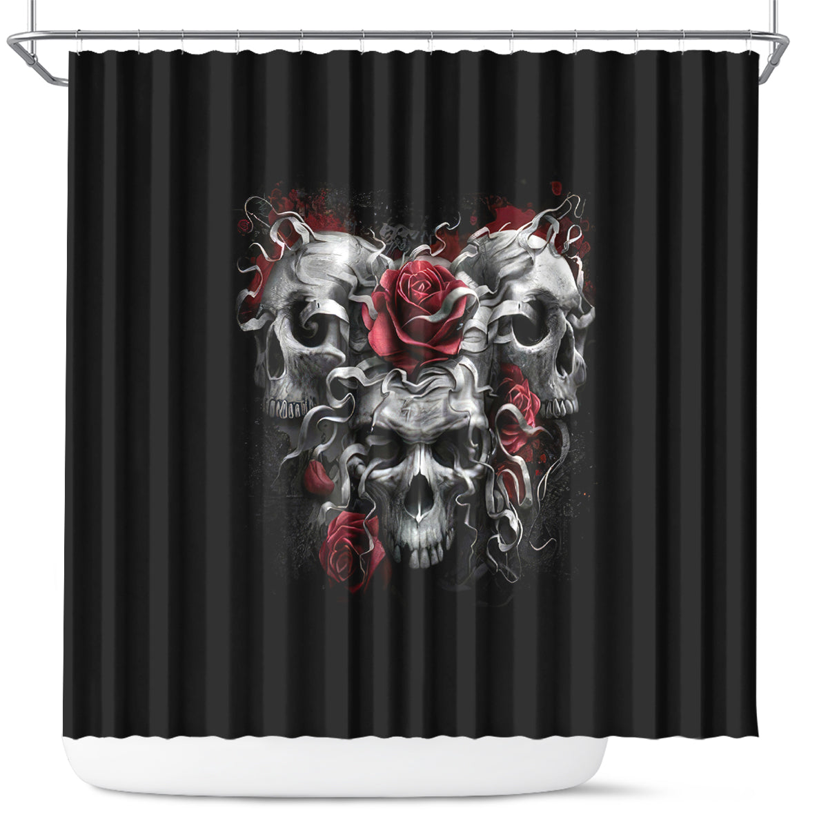 skull-shower-curtain-three-skull-no-see-evil-rose