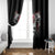 Skull Window Curtain Three Skull No See Evil Rose - Wonder Print Shop