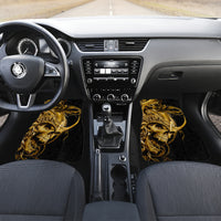 Skull Car Mats Golden Warrior Royal - Wonder Print Shop