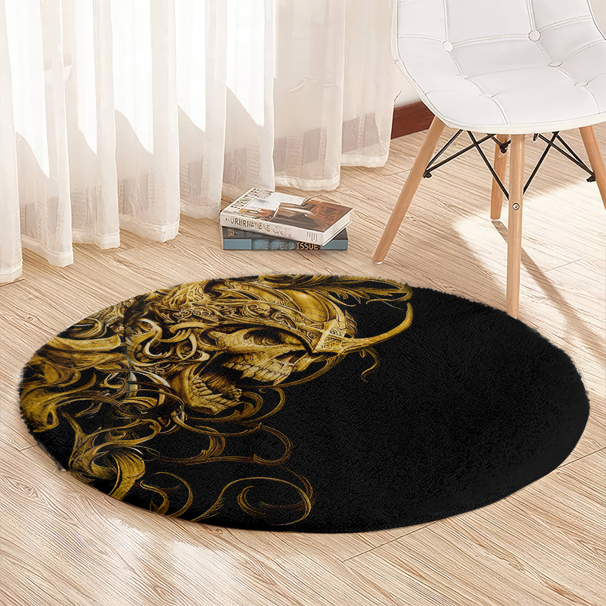 skull-round-carpet-golden-warrior-royal