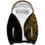 Skull Sherpa Hoodie Golden Warrior Royal - Wonder Print Shop