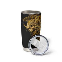Skull Tumbler Cup Golden Warrior Royal - Wonder Print Shop