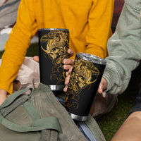 Skull Tumbler Cup Golden Warrior Royal - Wonder Print Shop