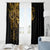 Skull Window Curtain Golden Warrior Royal - Wonder Print Shop