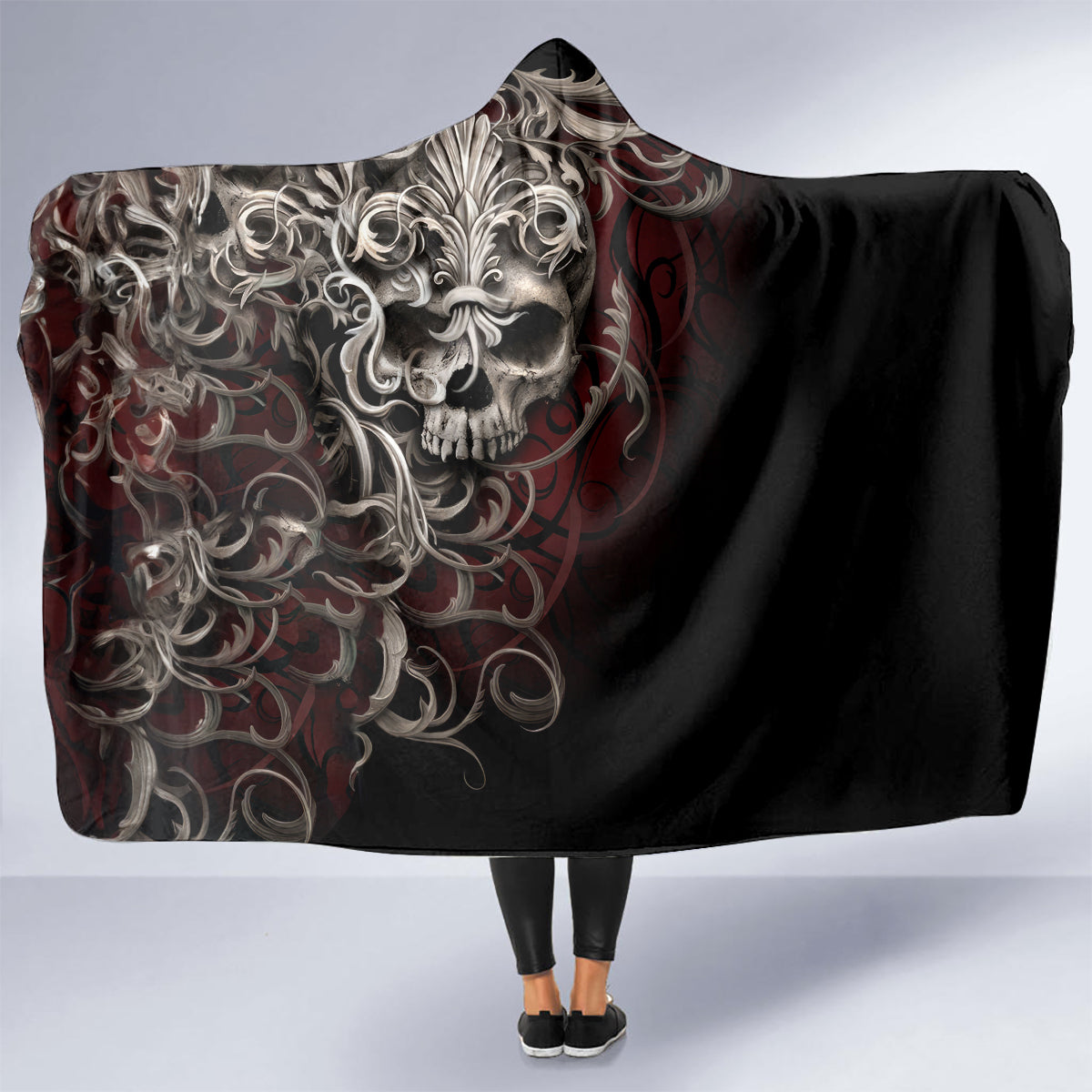 skull-hooded-blanket-silver-warrior-royal