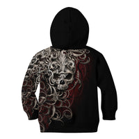 Skull Kid Hoodie Silver Warrior Royal - Wonder Print Shop