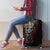 Skull Luggage Cover Silver Warrior Royal - Wonder Print Shop