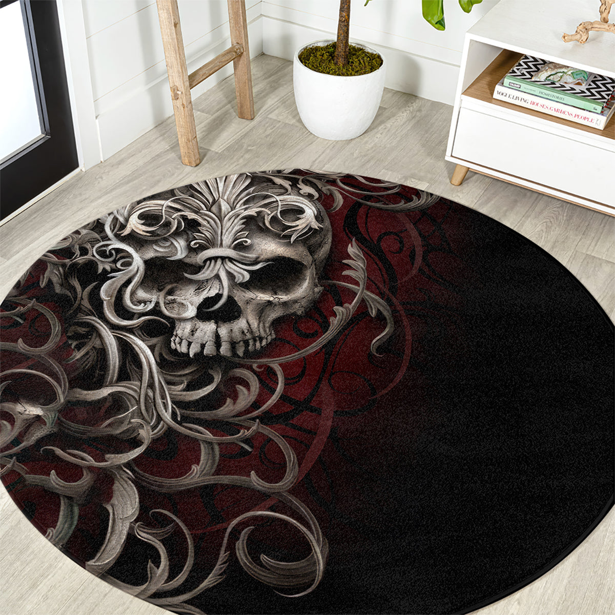 skull-round-carpet-silver-warrior-royal